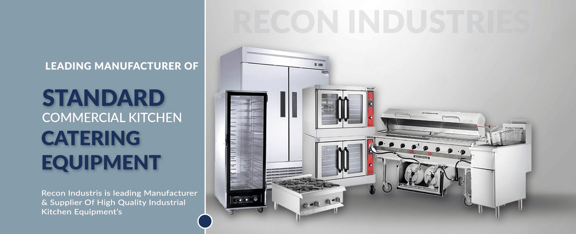 Commercial kitchen equipment display